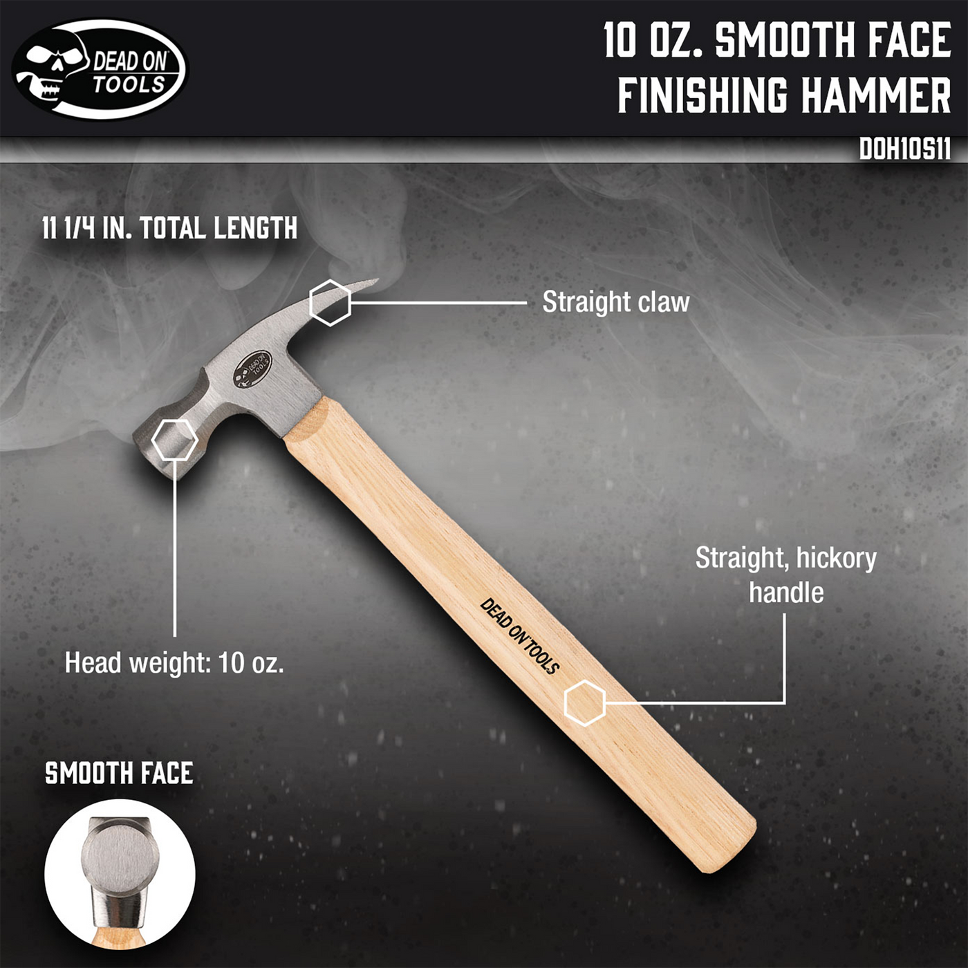 Dead On Hammer Dead On Tools 12oz Drywall Hatchet - 13 Inch Milled Face ...