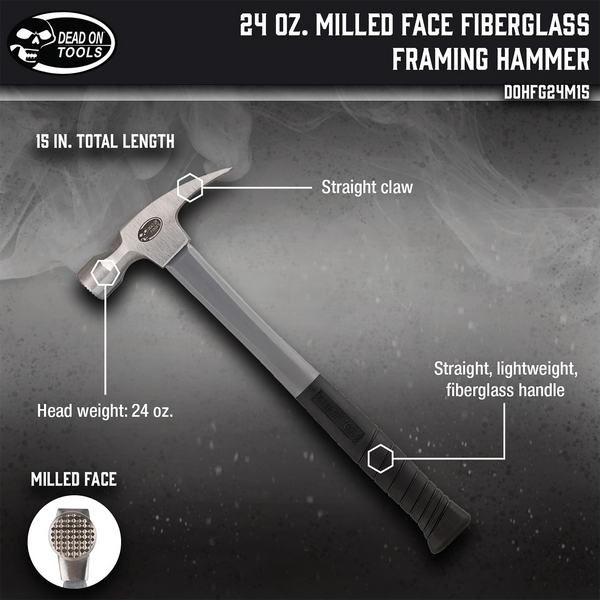 24 oz framing hammer on sale