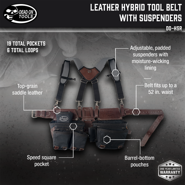Leather Belt Loop  Utility Tool Belt Loops - Trojan Tool Belts