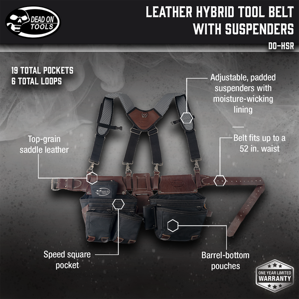Best tool belt sales suspenders