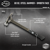 22 oz. Steel Hammer - Smooth Face